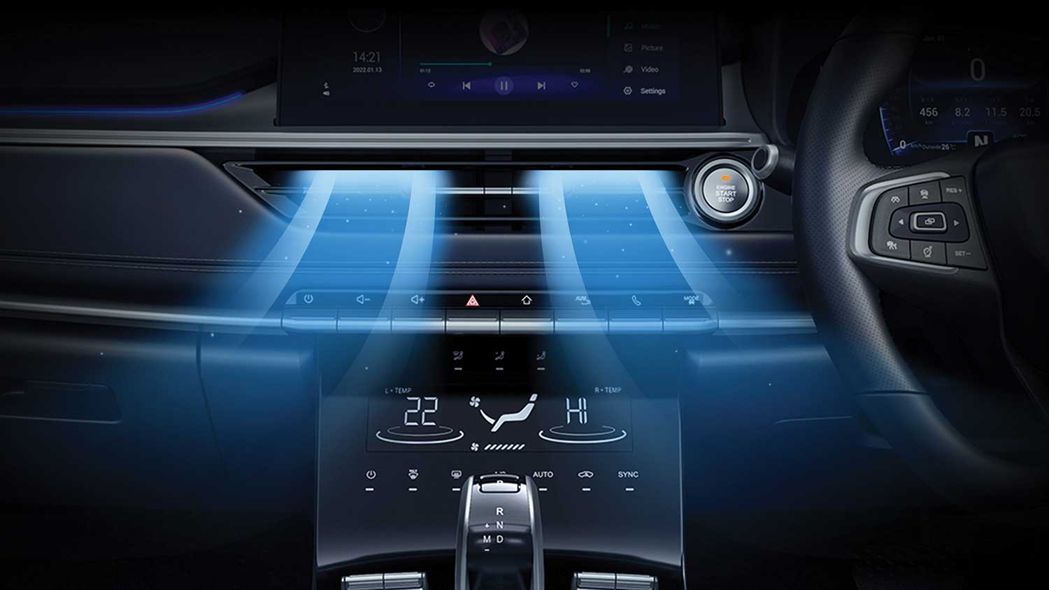 Tiggo 7 Pro 360 pendingin udara ganda