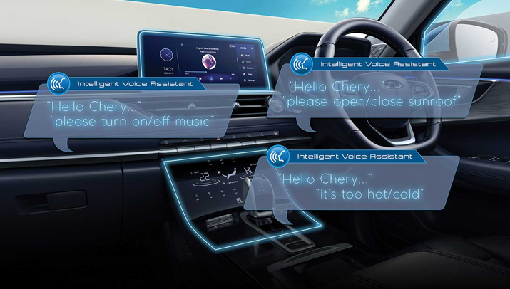 Tiggo 7 Pro voice assistant